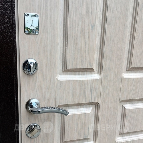 Входная металлическая Дверь Ратибор Комфорт Белёный дуб в Одинцово