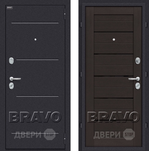 Входная металлическая Дверь Bravo Оптим Техно Eterno в Одинцово