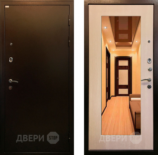 Входная металлическая Дверь Ратибор Милан 3К зеркало Экодуб в Одинцово