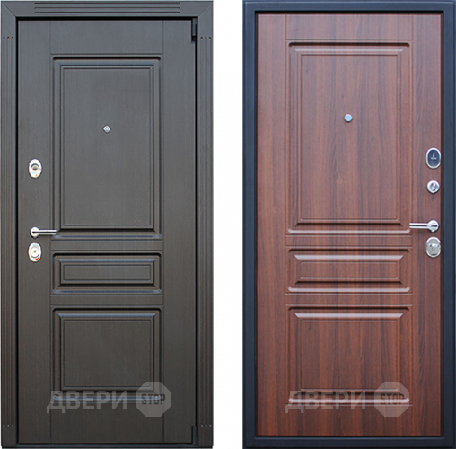 Входная металлическая Дверь АСД Гермес Орех бренди в Одинцово