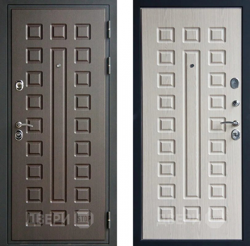 Входная металлическая Дверь Шелтер (SHELTER) Гладиатор дуб беленый в Одинцово