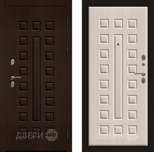 Входная металлическая Дверь Райтвер Р-Сенат Беленый Дуб в Одинцово