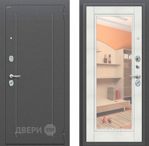 Входная металлическая Дверь Bravo Оптим Флэш Bianco Veralinga в Одинцово