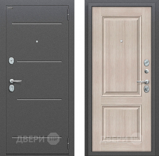 Входная металлическая Дверь Bravo Оптим Стиль Cappuccino Veralinga в Одинцово