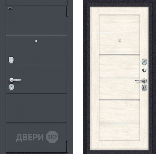 Входная металлическая Дверь Bravo Порта S-3 4/Л22 Nordic Oak в Одинцово