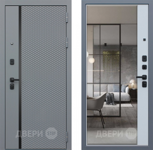 Входная металлическая Дверь АСД Манчестер с зеркалом в Одинцово