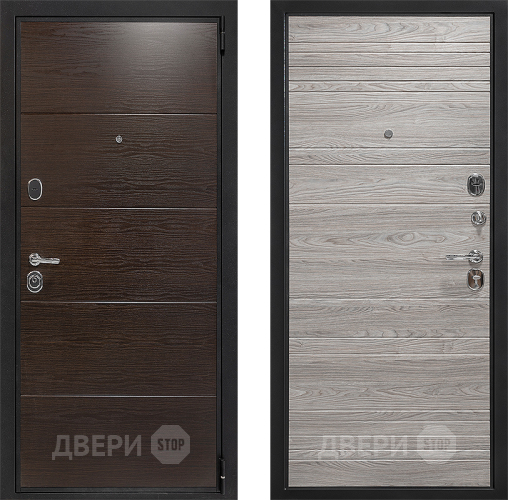 Входная металлическая Дверь Дверной Континент Белград Вяз Каньон Какао в Одинцово