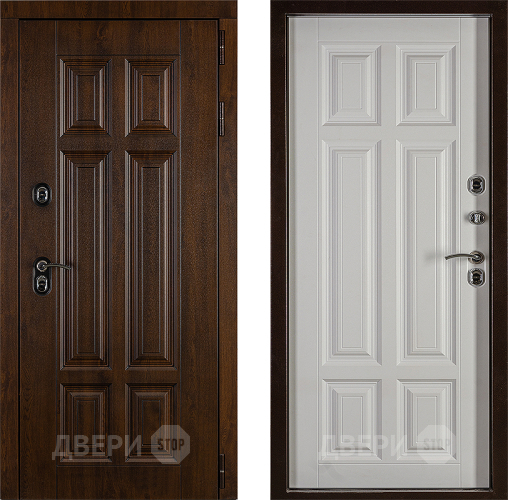 Дверь Заводская Урал ПП Лайт 3К Вайт (с терморазрывом) в Одинцово