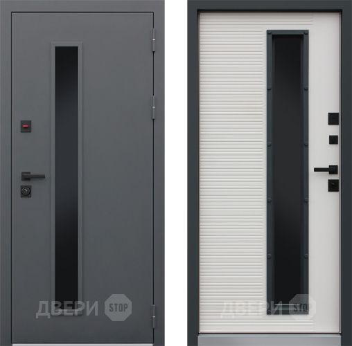 Входная металлическая Дверь АСД Trento с окном в Одинцово