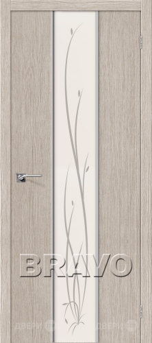 Межкомнатная дверь Глейс-2 Twig (3D Cappuccino) в Одинцово