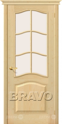 Межкомнатная дверь со стеклом М7 (Без отделки) в Одинцово