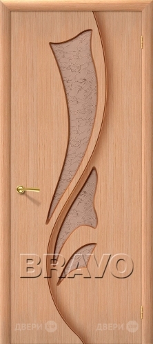 Межкомнатная дверь со стеклом Эксклюзив (Дуб) в Одинцово