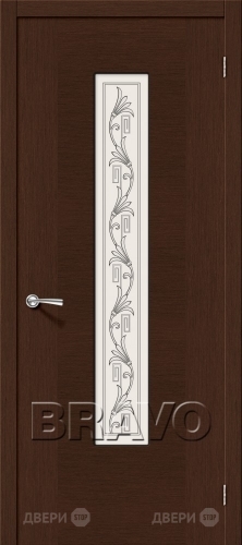 Межкомнатная дверь со стеклом Рондо (Венге) в Одинцово