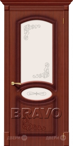 Межкомнатная дверь со стеклом Азалия (Макоре) в Одинцово