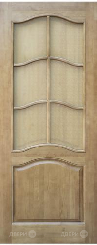 Межкомнатная дверь 7-ПО светлый лак в Одинцово