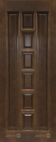 Межкомнатная дверь 11-ПГ темный лак в Одинцово