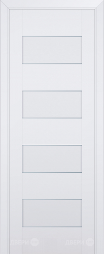 Межкомнатная дверь ProfilDoors 45U аляска частично остекленная (графит) в Одинцово