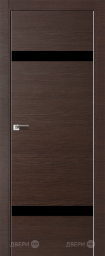 Межкомнатная дверь ProfilDoors 3Z венге кроскут (черный лак) в Одинцово