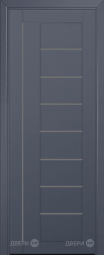 Межкомнатная дверь ProfilDoors 17U антрацит (графит) в Одинцово