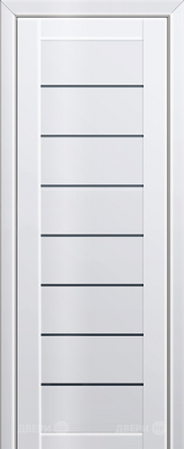 Межкомнатная дверь ProfilDoors 71L белый люкс (графит) в Одинцово