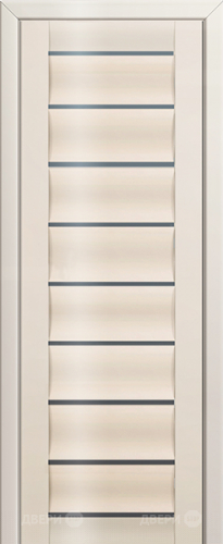 Межкомнатная дверь ProfilDoors 76L магнолия люкс (графит) в Одинцово