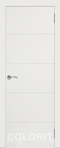 Межкомнатная дверь Граффити 2 ПГ белая эмаль в Одинцово