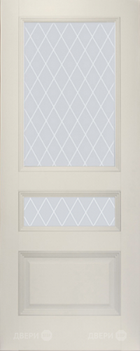 Межкомнатная дверь ProfilDoors 68U магнолия сатинат (ромб) в Одинцово