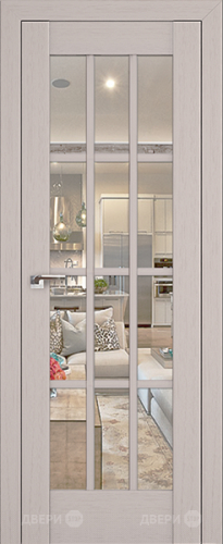 Межкомнатная дверь ProfilDoors 102X пекан белый (матовое) в Одинцово