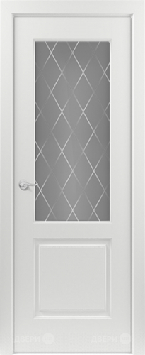 Межкомнатная дверь Венеция ПО RAL 9003 (ромб) в Одинцово