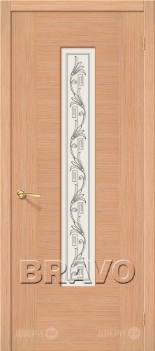 Межкомнатная дверь со стеклом Рондо (Дуб) в Одинцово