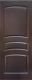 Межкомнатная дверь 16-ПГ темный лак в Одинцово