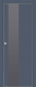 Межкомнатная дверь ProfilDoors 5E Антрацит (серебряный лак) в Одинцово