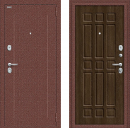 Дверь Bravo Любо Мини Антик медный/Dark Barnwood