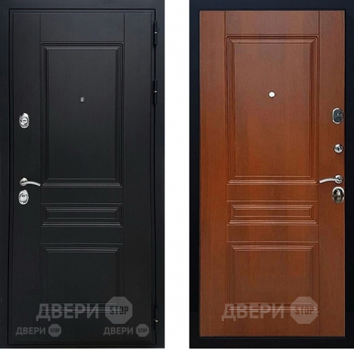 Входная металлическая Дверь Геркон (Gercon) Лондон панель МДФ Итальянский орех в Одинцово