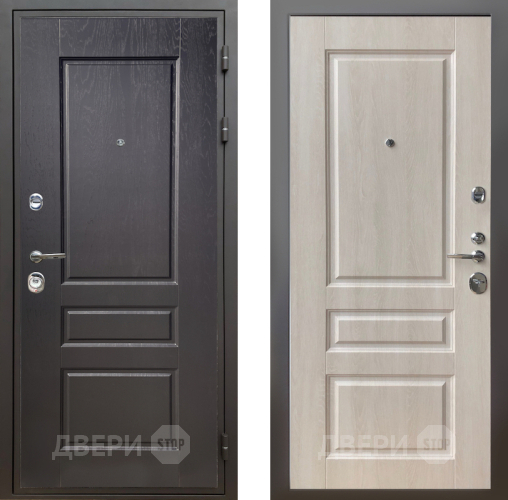 Входная металлическая Дверь Шелтер (SHELTER) Комфорт Дуб английский 3 Дуб филадельфия крем в Одинцово