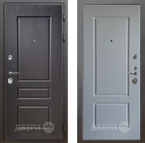 Входная металлическая Дверь Шелтер (SHELTER) Комфорт Дуб английский 6 Силк Маус в Одинцово