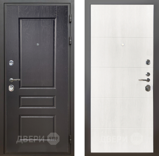 Входная металлическая Дверь Шелтер (SHELTER) Комфорт Дуб английский 7 Дуб филадельфия крем в Одинцово