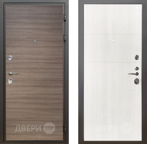 Входная металлическая Дверь Шелтер (SHELTER) Комфорт Дуб тоскано поперечный 7 Дуб филадельфия крем в Одинцово