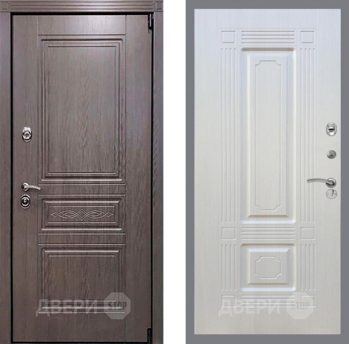 Входная металлическая Дверь Рекс (REX) Пренмиум-S FL-2 Лиственница беж в Одинцово