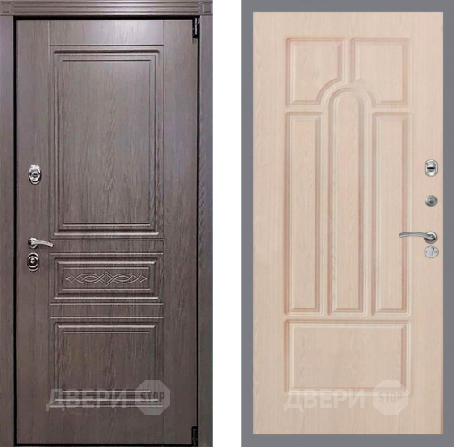 Дверь Рекс (REX) Пренмиум-S FL-58 Беленый дуб в Одинцово