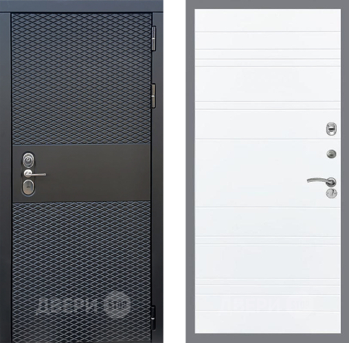 Входная металлическая Дверь Стоп БЛЭК CISA Лайн Силк Сноу в Одинцово