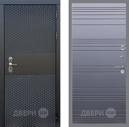 Дверь Стоп БЛЭК CISA Лайн Силк титан в Одинцово