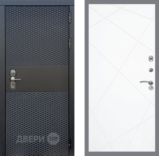 Входная металлическая Дверь Стоп БЛЭК CISA ФЛ-291 Силк Сноу в Одинцово