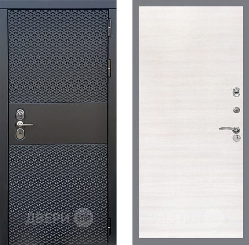 Входная металлическая Дверь Стоп БЛЭК CISA Гладкая Акация светлая в Одинцово