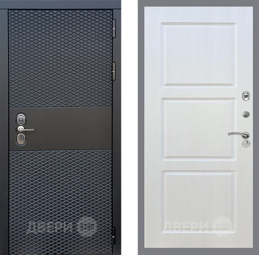 Входная металлическая Дверь Стоп БЛЭК CISA ФЛ-3 Лиственница беж в Одинцово