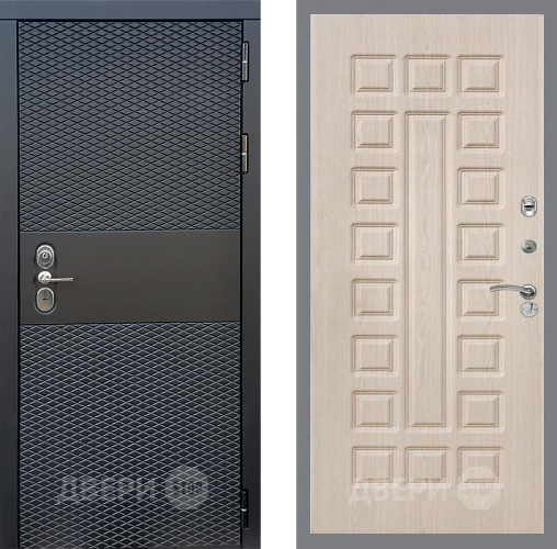 Входная металлическая Дверь Стоп БЛЭК CISA ФЛ-183 Беленый дуб в Одинцово