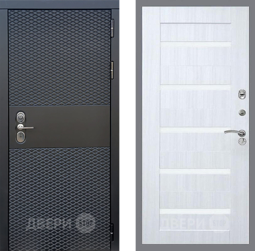 Входная металлическая Дверь Стоп БЛЭК CISA СБ-14 Сандал белый в Одинцово