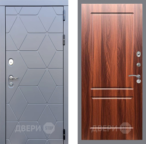 Входная металлическая Дверь Стоп КОСМО ФЛ-117 Итальянский орех в Одинцово