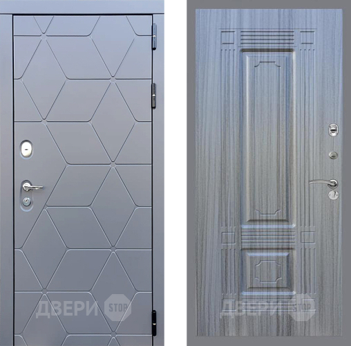 Входная металлическая Дверь Стоп КОСМО ФЛ-2 Сандал грей в Одинцово