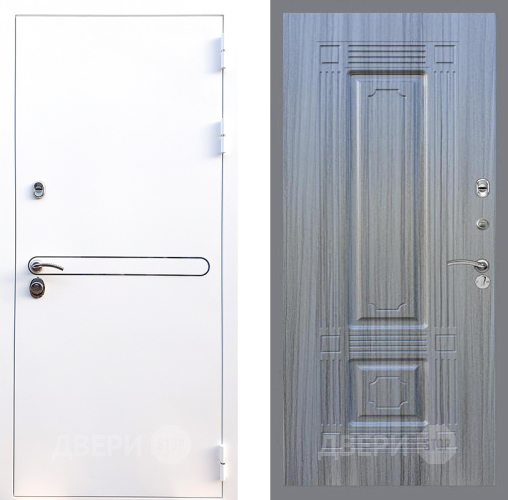 Входная металлическая Дверь Стоп Лайн Вайт ФЛ-2 Сандал грей в Одинцово